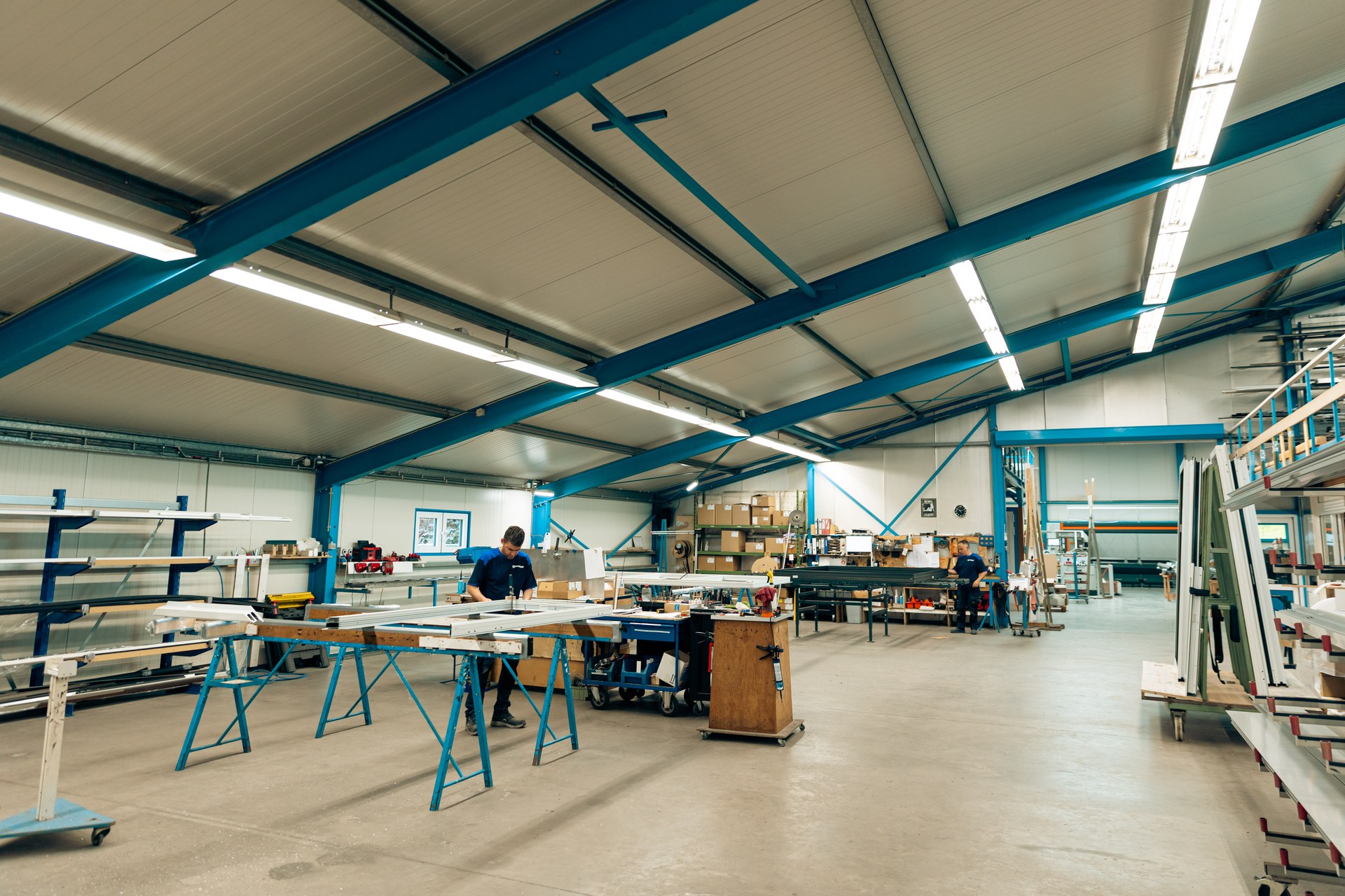 Productiehal van Van ’t Hof Aluminium op Nederlandse bodem