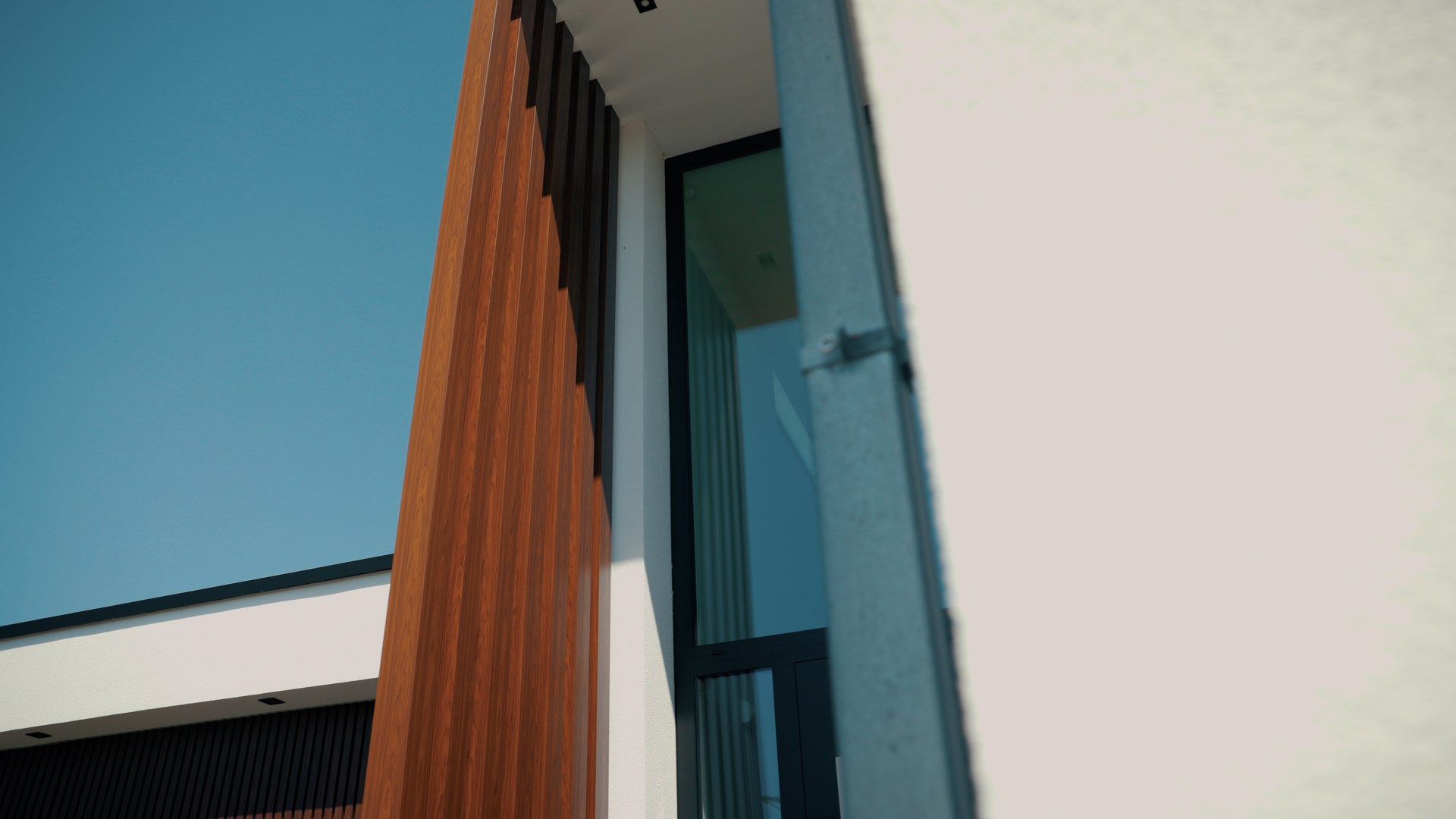 Moderne uitbouw met aluminium schuifpui